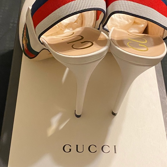 ❌SOLD❌NIB Gucci pointy sling back shoes.Unique - Picture 5 of 5